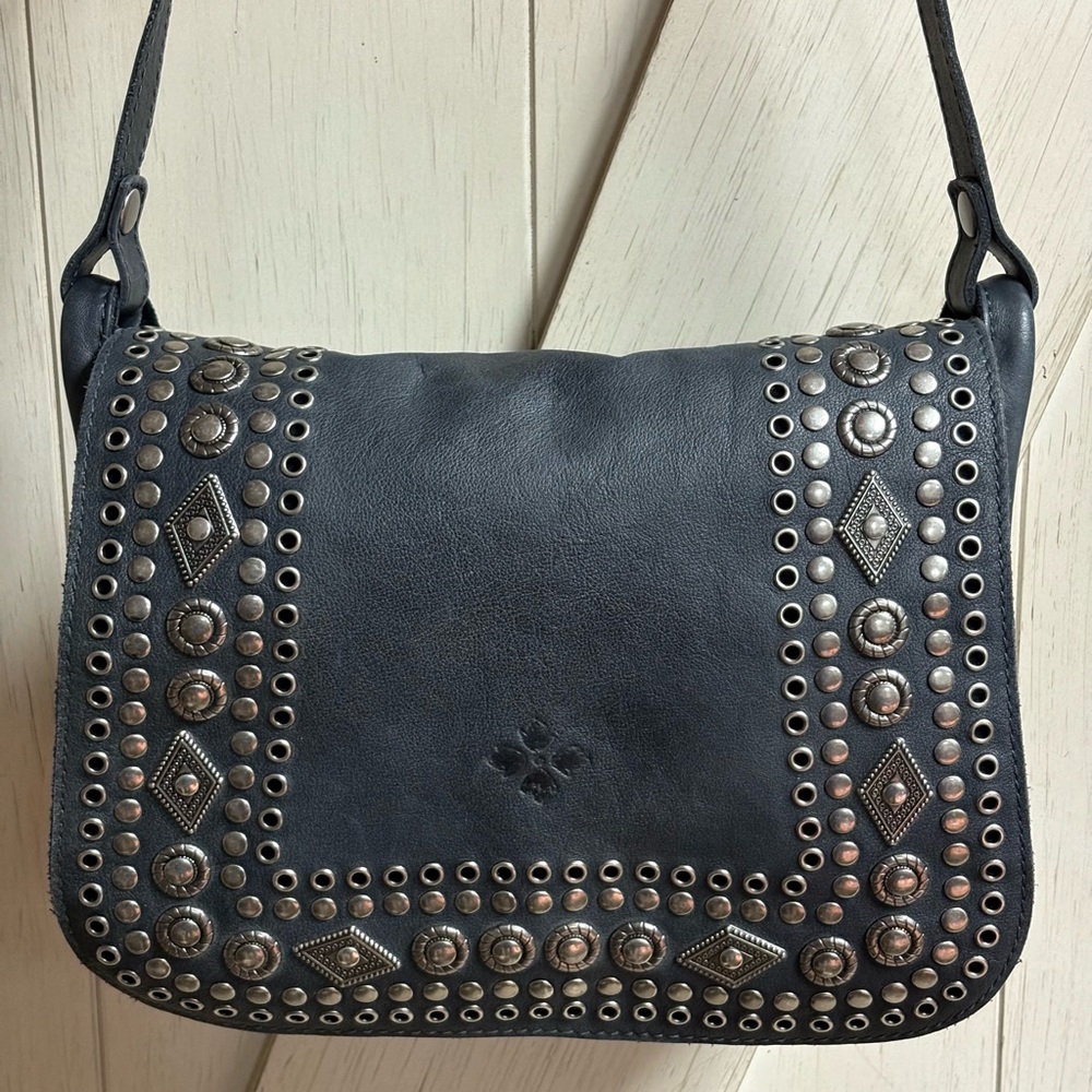 Positano Studded Saddle Bag